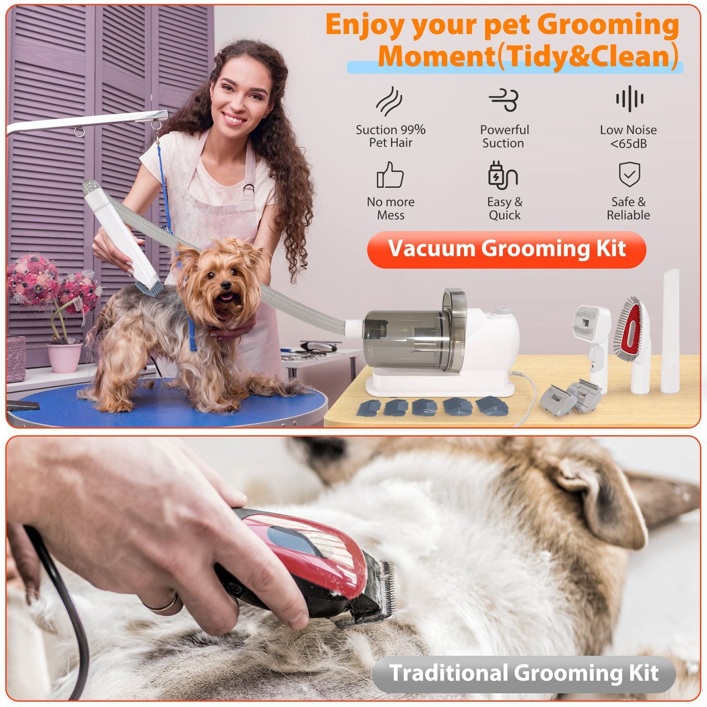 Pet Care Nest All-in-One Grooming & Vacuum System